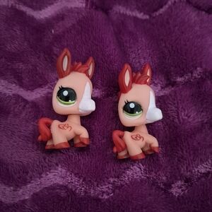 Littlest Pet Shop LPS Set Of Two G7 Donkey #87